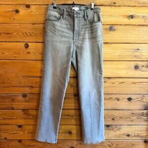 Good American Good Curves Straight Leg Gray Jeans Size 10/30